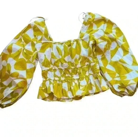 Circus NY Women's Cal Belled Sleeve Elastic Waist Top size S - Picture 3 of 5